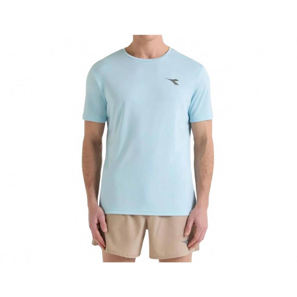 NEW DIADORA super light short sleeve t-shirt in corydalis blue